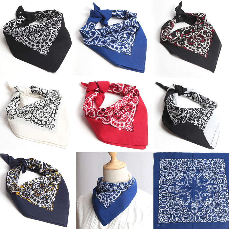 Bandana Cotton - Hip Hop Kerchief Bohemian Print Bandana