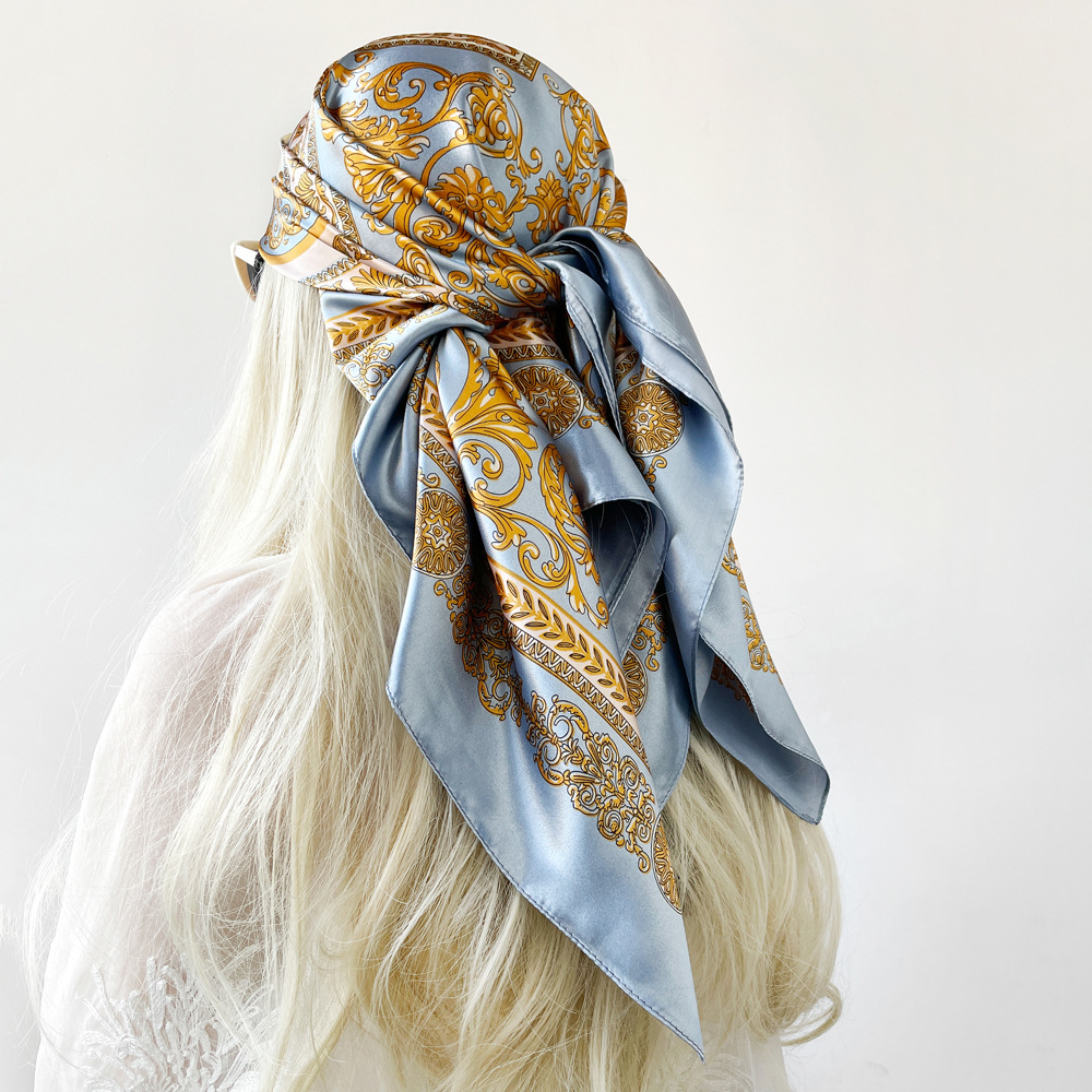 Silk Shawl Satin Square Scarf  - огляд і ціна Silk Neck Scarf