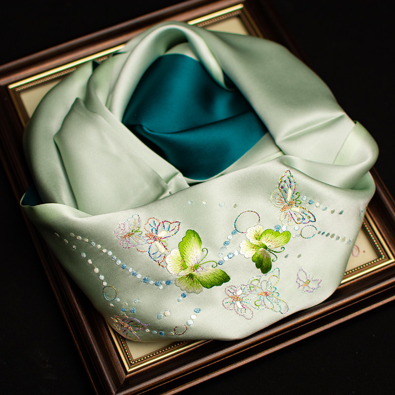 Pure Silk Suzhou Embroidery Sc - огляд і ціна Silk Neck Scarf