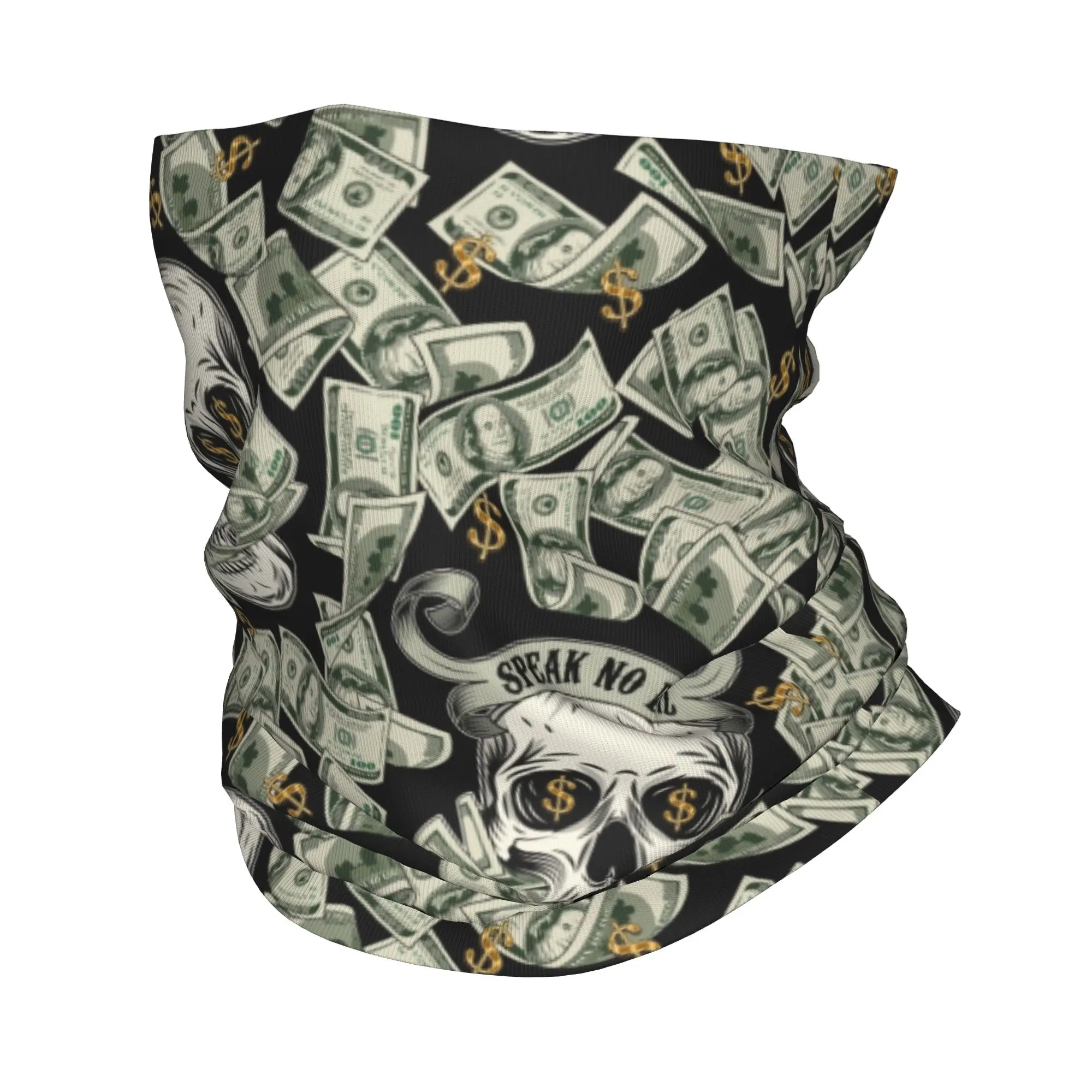 New Dollar Skull Pattern Winte - огляд і ціна Neck Warmer Tube