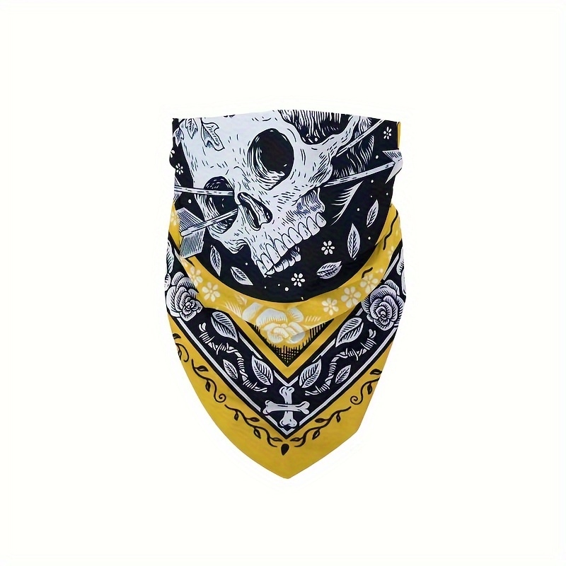 Skull Arrow Retro Headscarf Sq - огляд і ціна Bandana Cotton