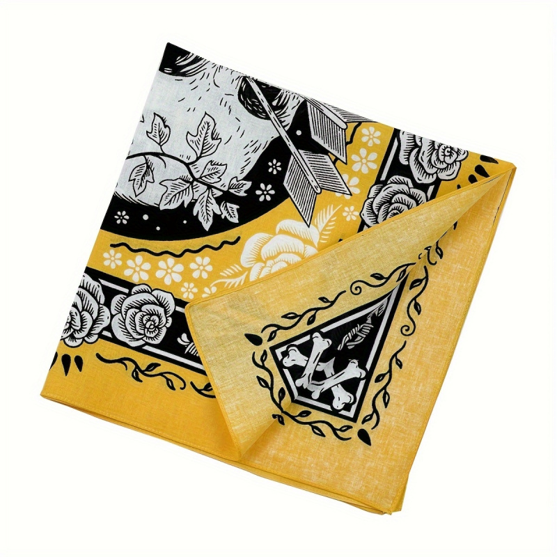 Skull Arrow Retro Headscarf Sq - огляд і ціна Bandana Cotton