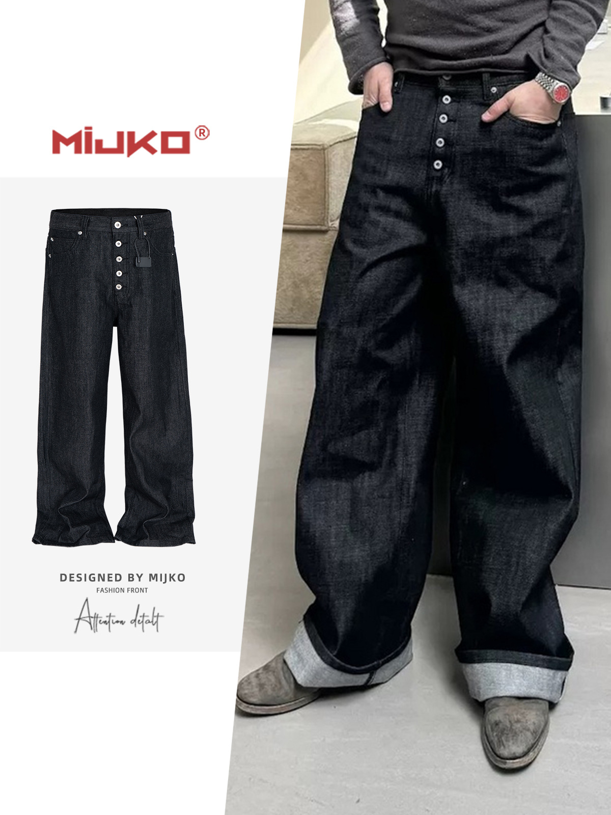 MIJKO High Street Cleanfit Dra - огляд і ціна Levis Jeans 501