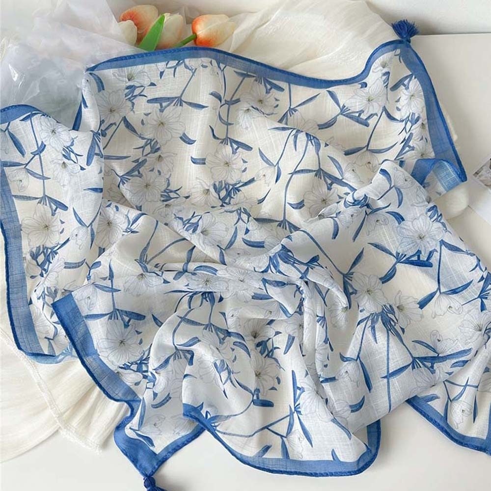 Neck Wrap Cotton-Linen Square  - огляд і ціна Bandana Cotton
