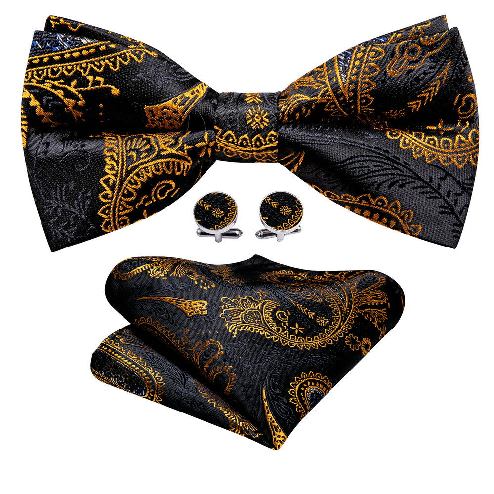 Barry.Wang Silk Mens Bow Tie B - огляд і ціна Bow Tie Pre Tied