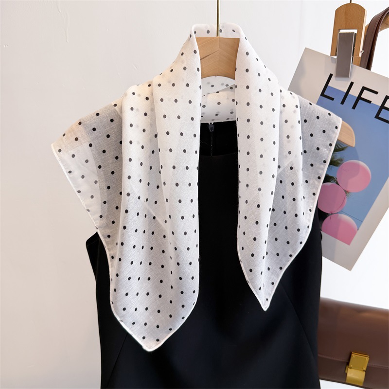 50cm Cotton Linen Square Scarf - огляд і ціна Bandana Cotton