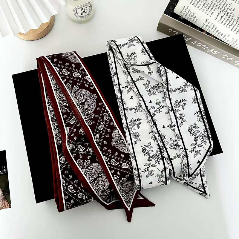 Luxury Fashion Woman Skinny Si - огляд і ціна Silk Neck Scarf