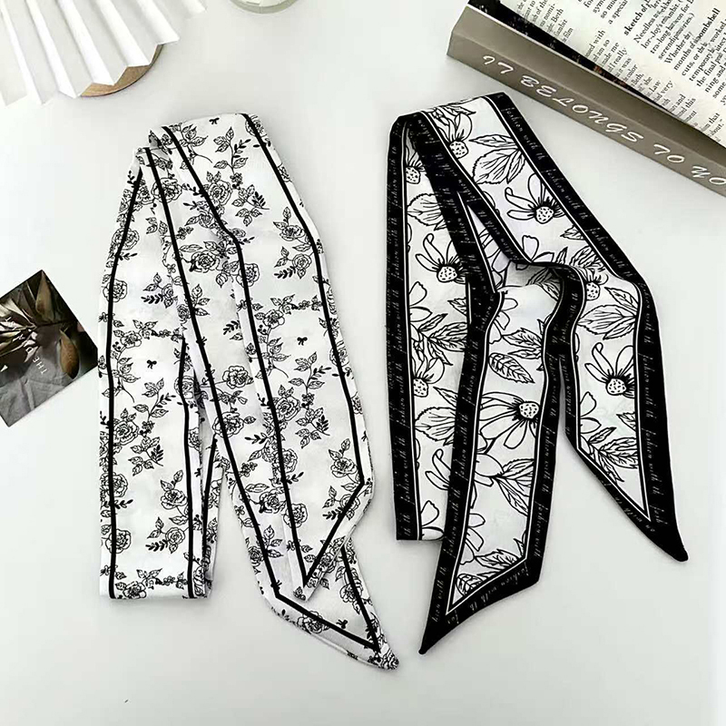 Luxury Fashion Woman Skinny Si - огляд і ціна Silk Neck Scarf