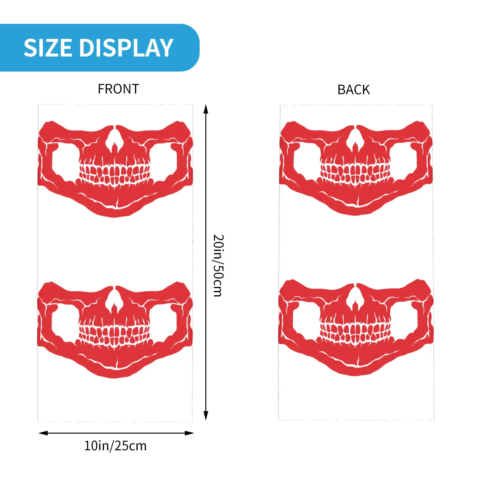 New Horror Skeleton Halloween  - огляд і ціна Neck Warmer Tube