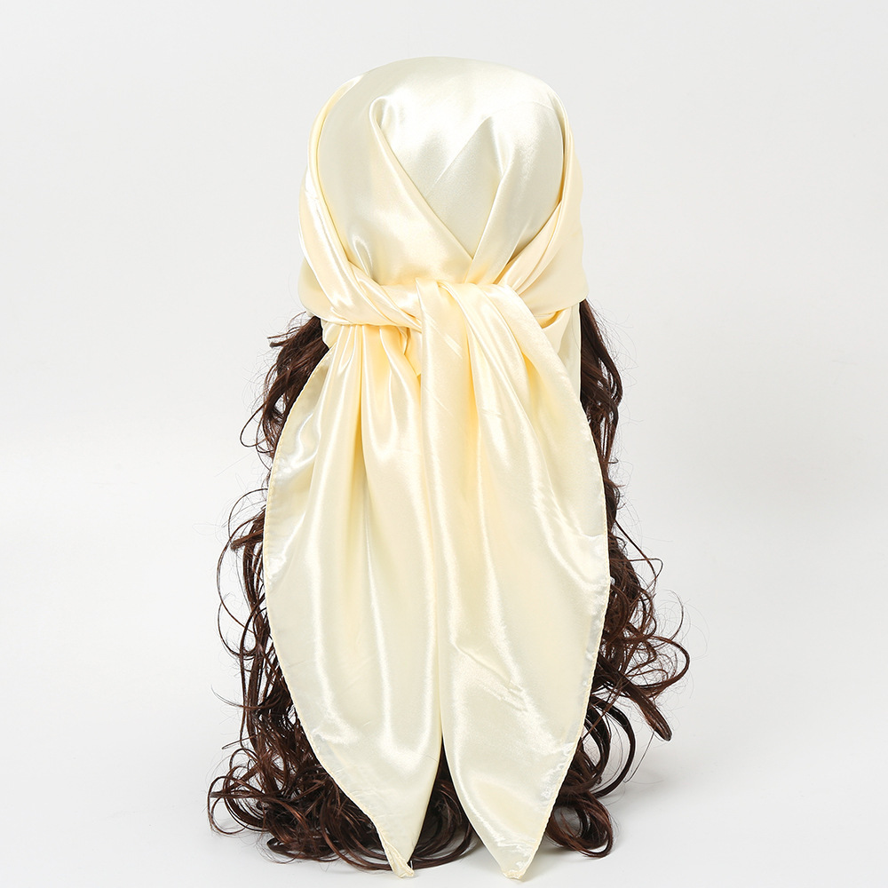 90cm Solid Colors Neckerchief  - огляд і ціна Silk Neck Scarf